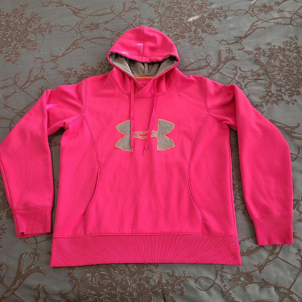 Under Armour Pink Hoodie Women’s Size Large